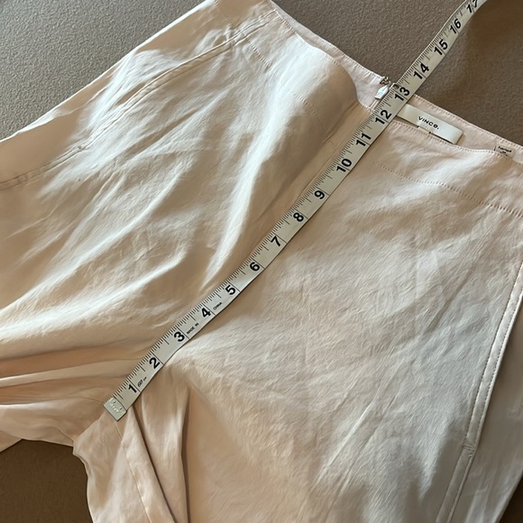 VINCE Linen Blend Cream Color Pants- Size 10 - Picture 9 of 12